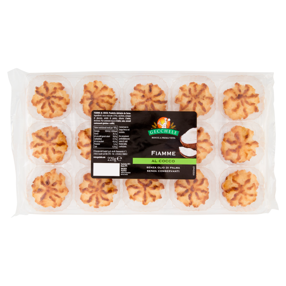 Gecchele Fiamme al Cocco 220 g