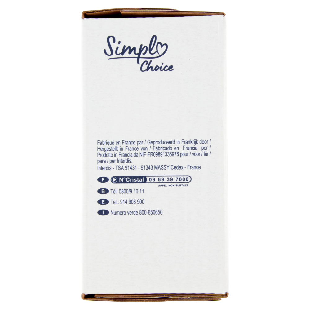 Simpl Choice Pastiglie lavastoviglie Profumo di Limone 40 x 10 g