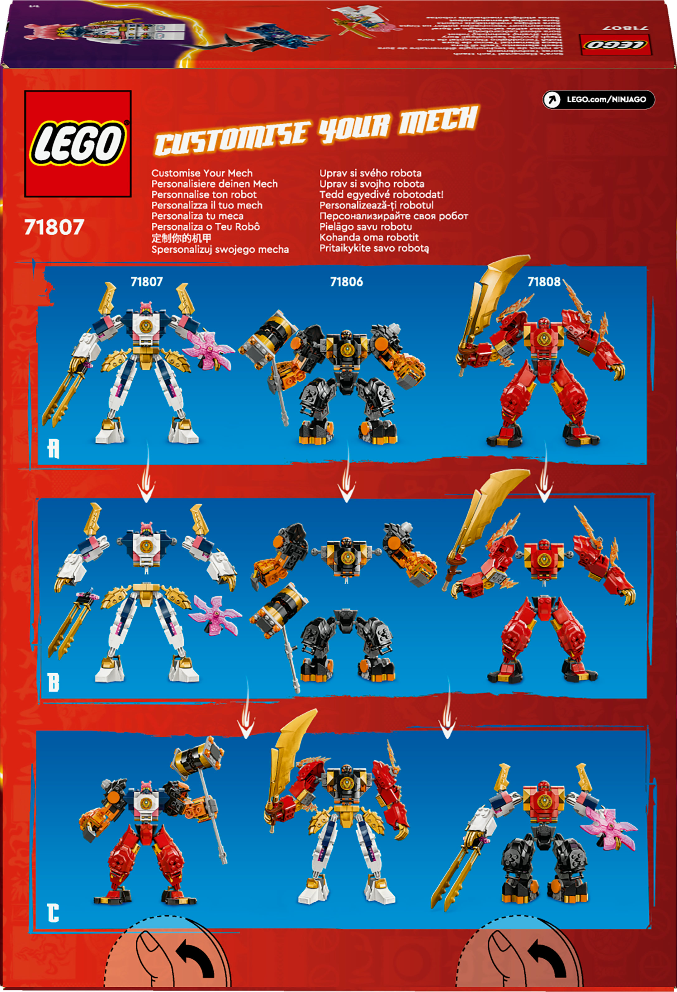 LEGO NINJAGO Mech elemento Tech di Sora