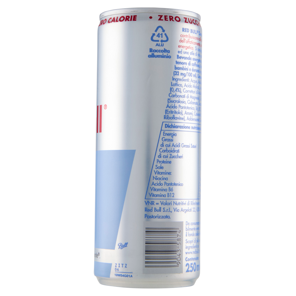 Red Bull Energy Drink, Zero Calorie, 250 ml