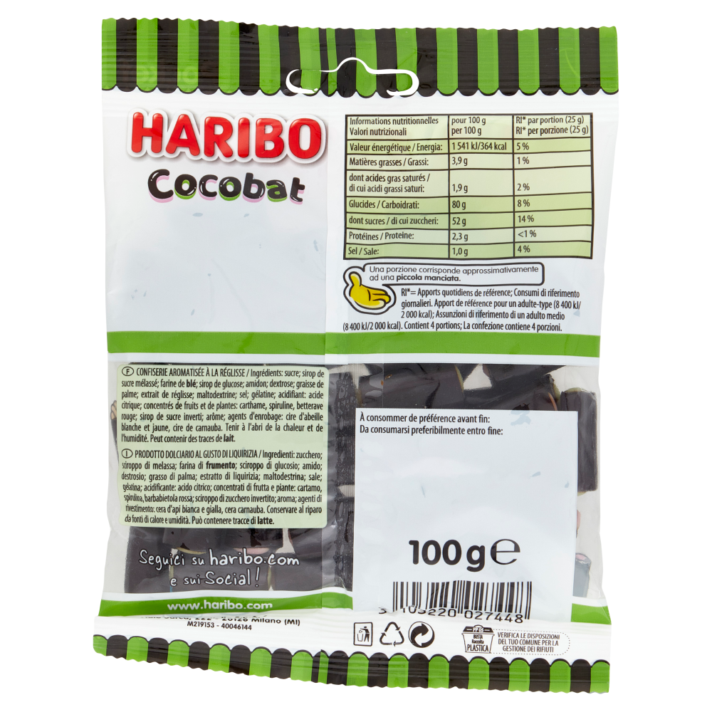 Haribo Cocobat 100 g