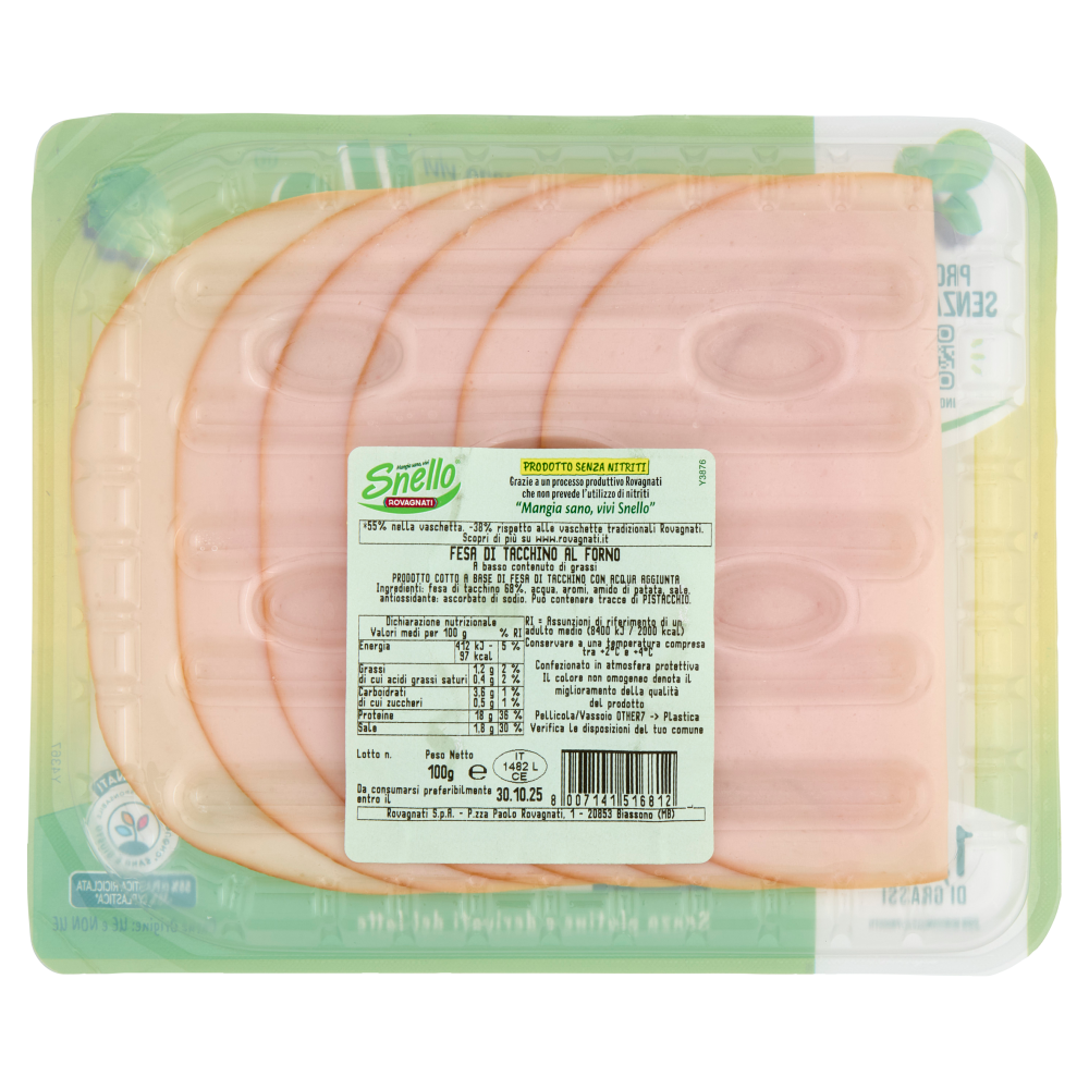 Rovagnati Snello Fesa di Tacchino al forno 100 g