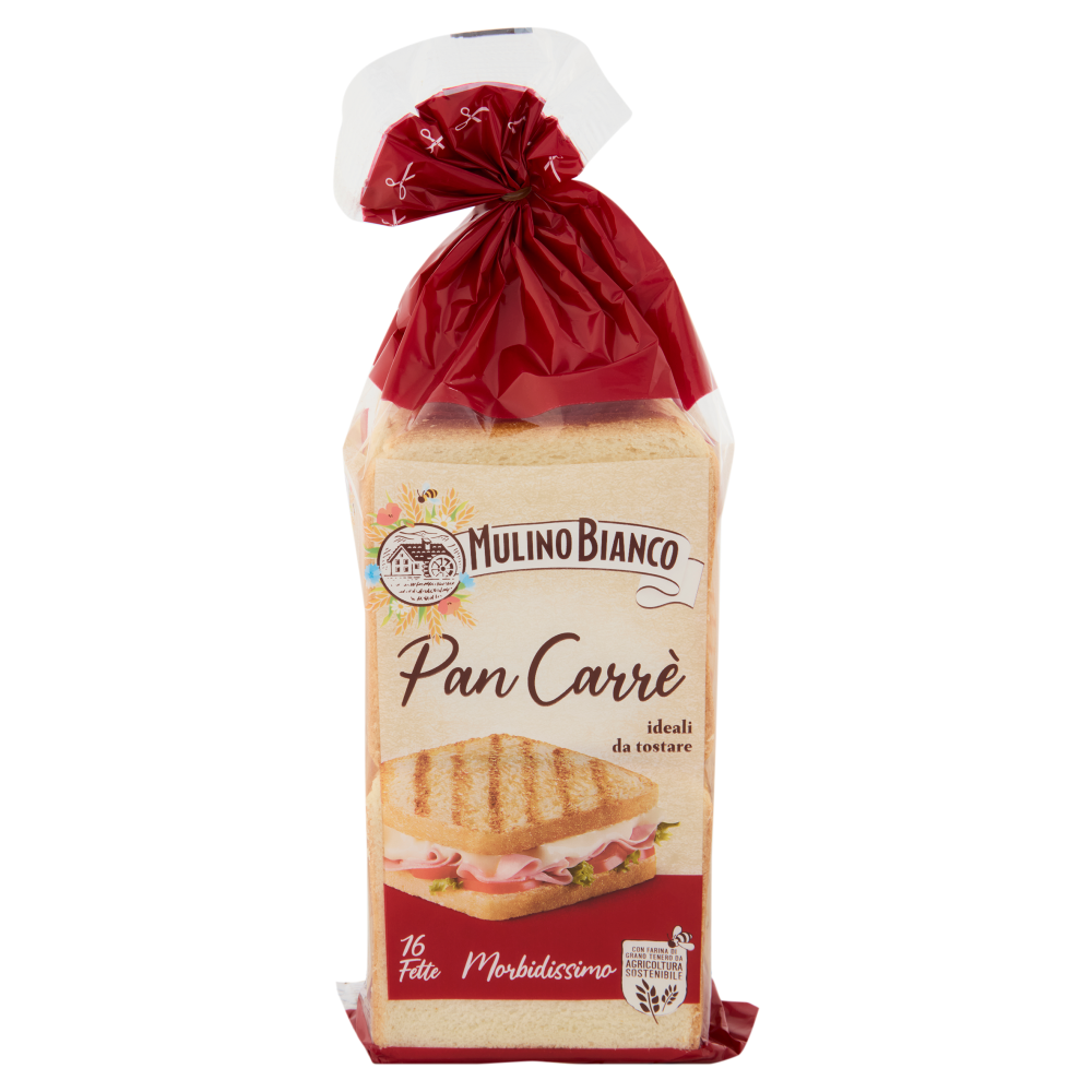 Mulino Bianco Pan Carr&egrave; Pane Ideale per Toast 16 fette 285g