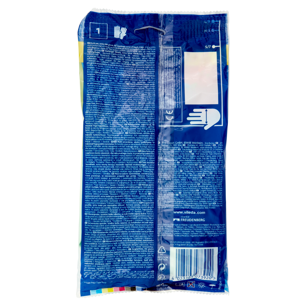 Vileda Guanti Extra Sensation S/7