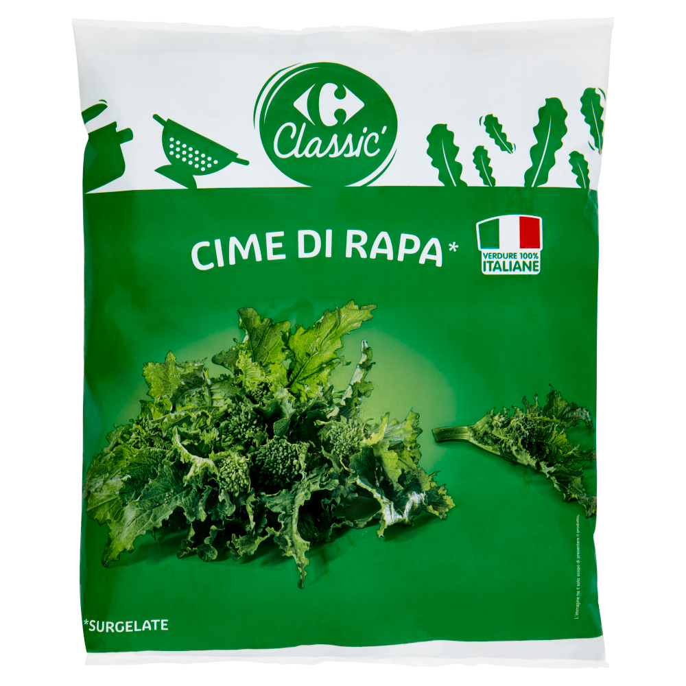 Carrefour Classic Cime di Rapa Surgelate 600 g