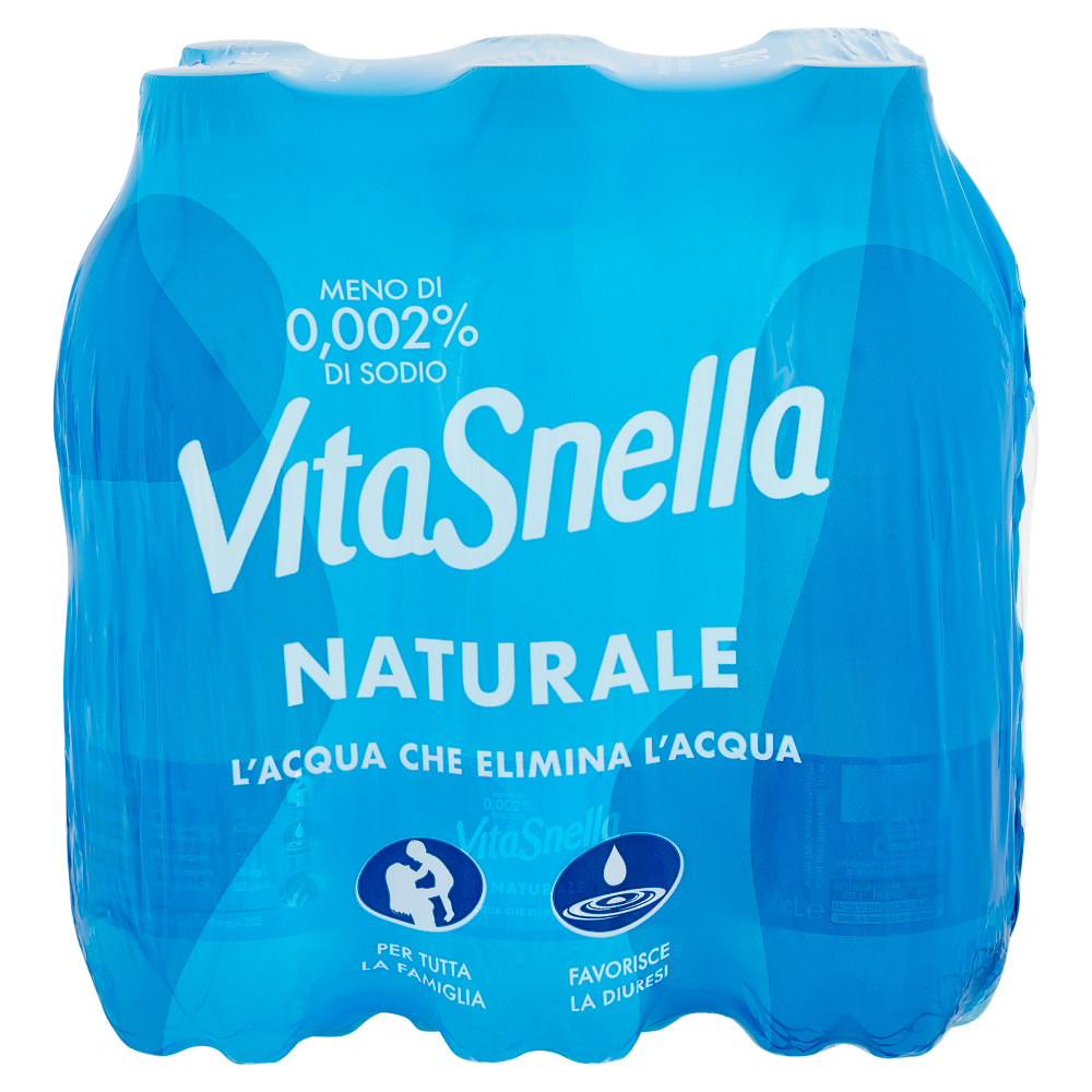 Vitasnella Naturale 6 x 0,5 L
