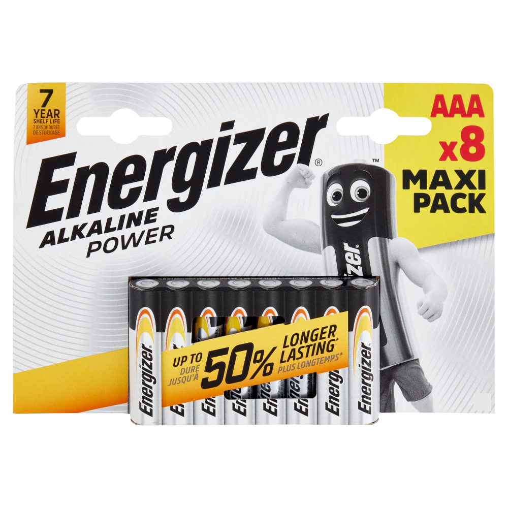 Energizer Alkaline Power AAA 8 pz