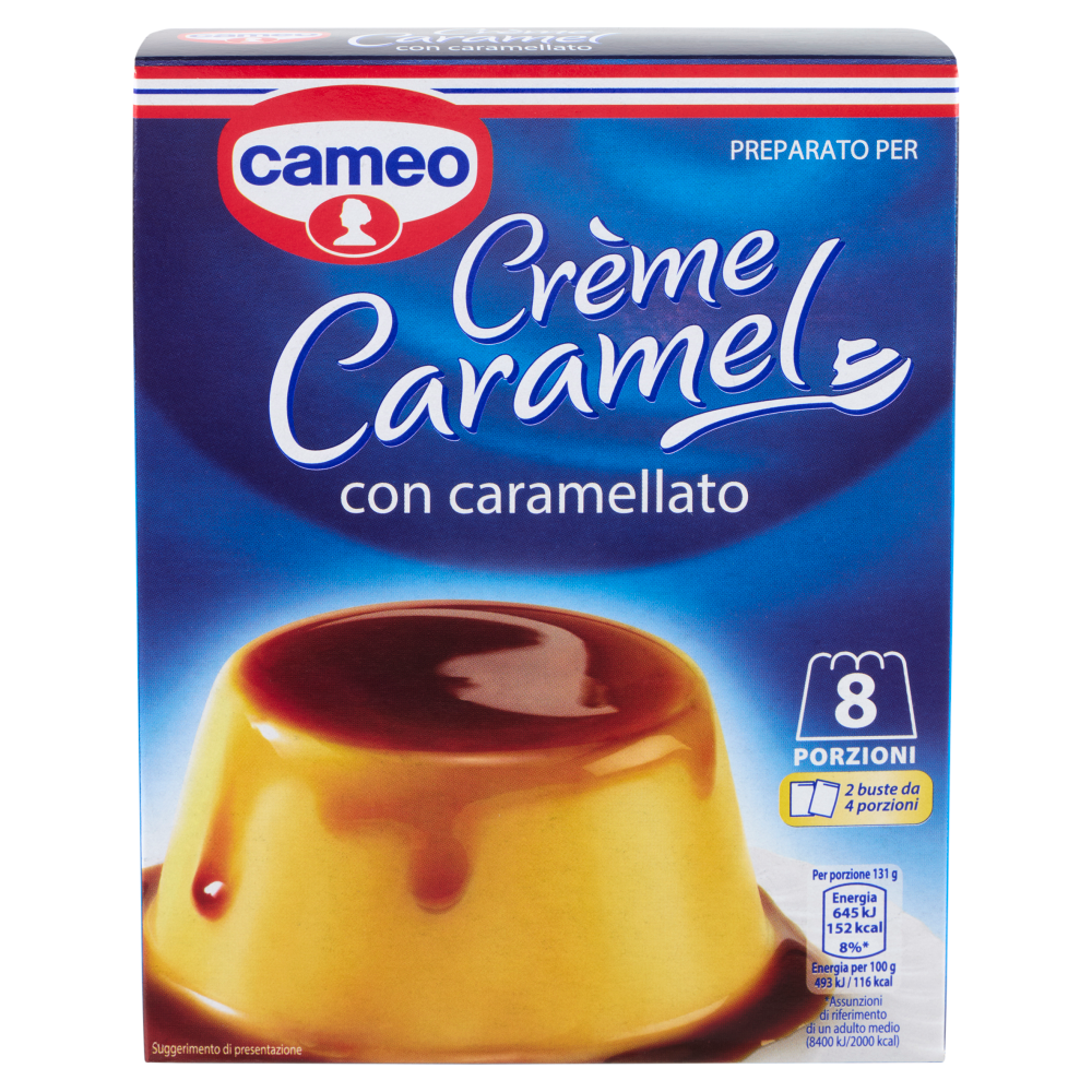 cameo Preparato per Cr&egrave;me Caramel con caramellato 200 g