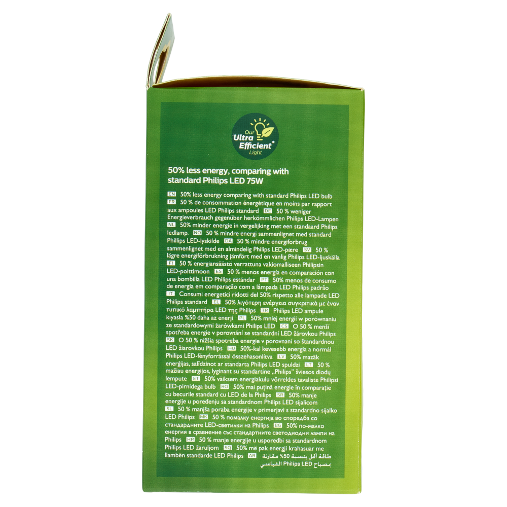 Philips LED Goccia Vetro Filam 75W E27 2700K Non-Dim Classe A