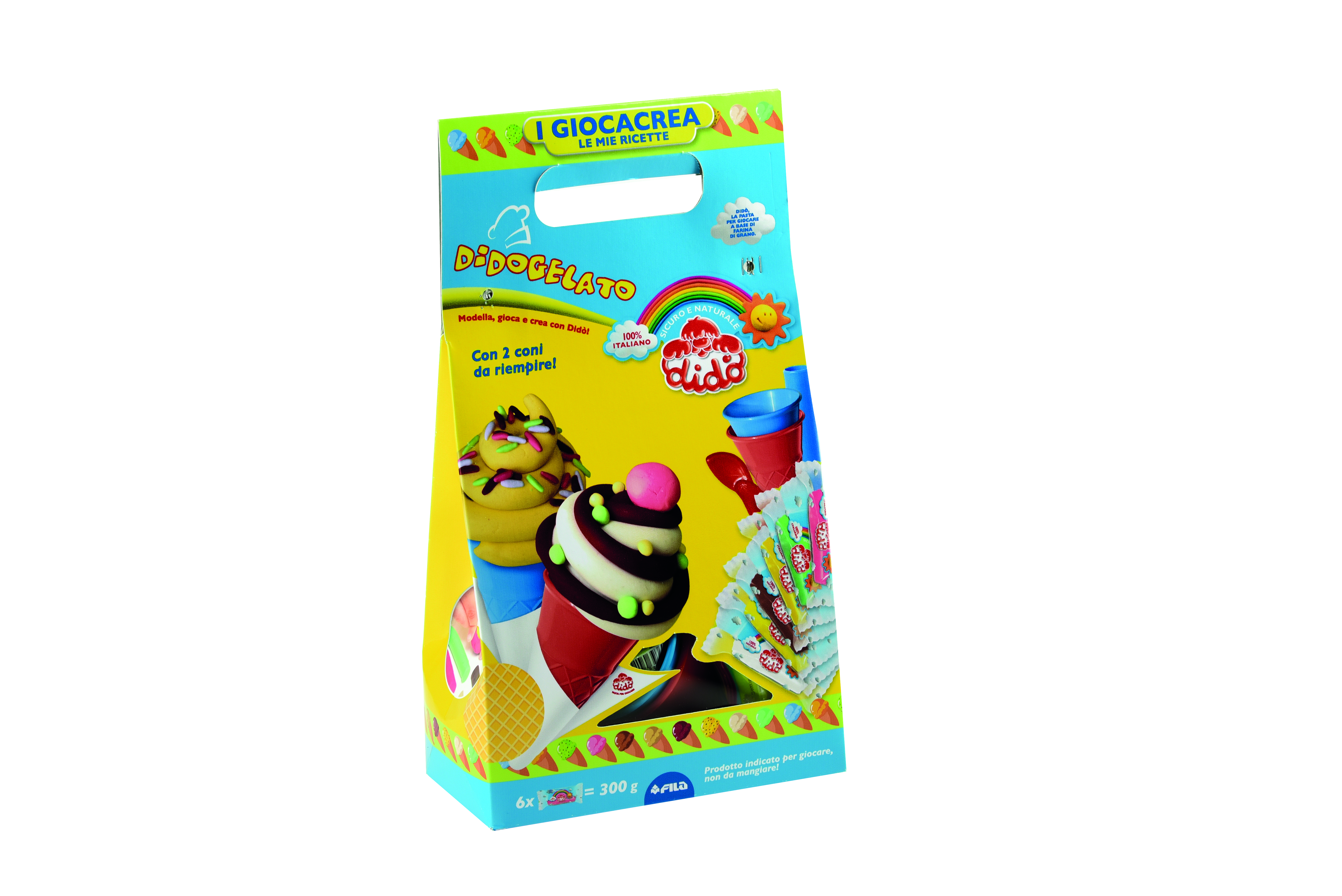 F.I.L.A. Dido' Giocacrea Gelato pasta per Giocare