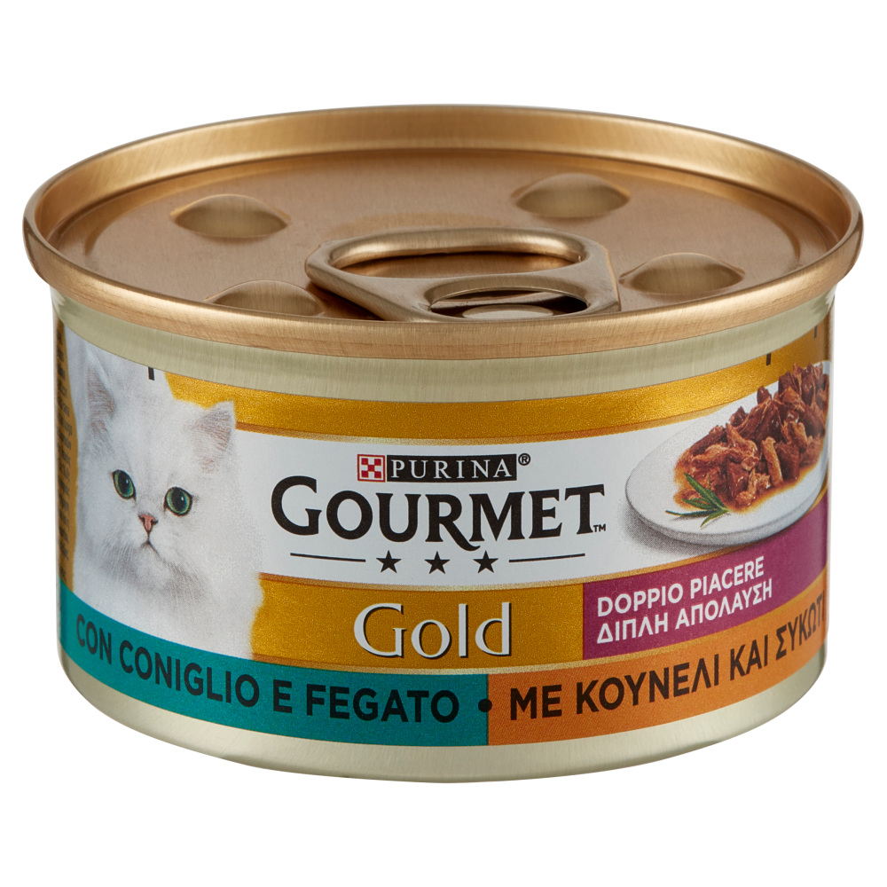 PURINA GOURMET Gold Doppio Piacere con Coniglio e Fegato 85 g