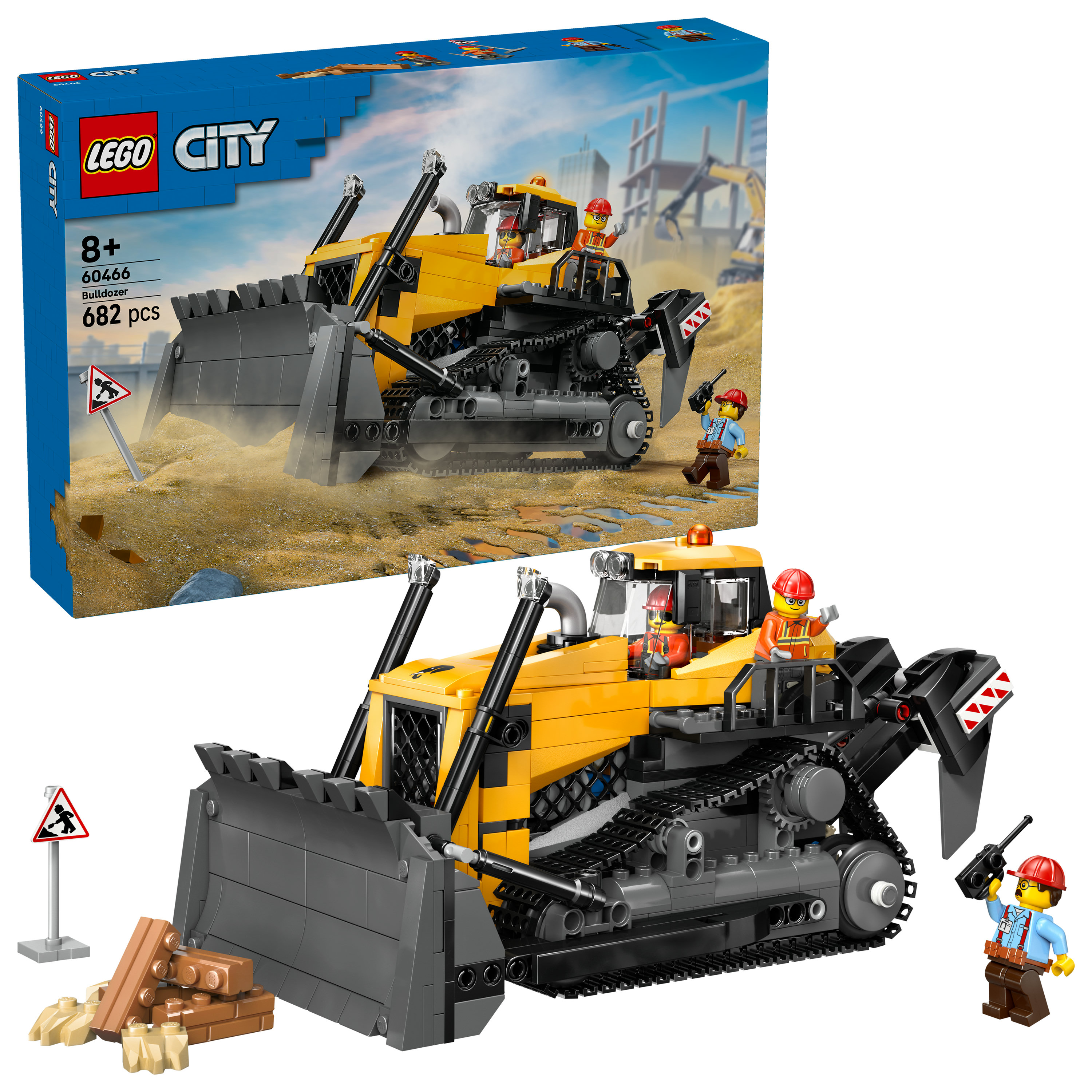 LEGO City Bulldozer giallo