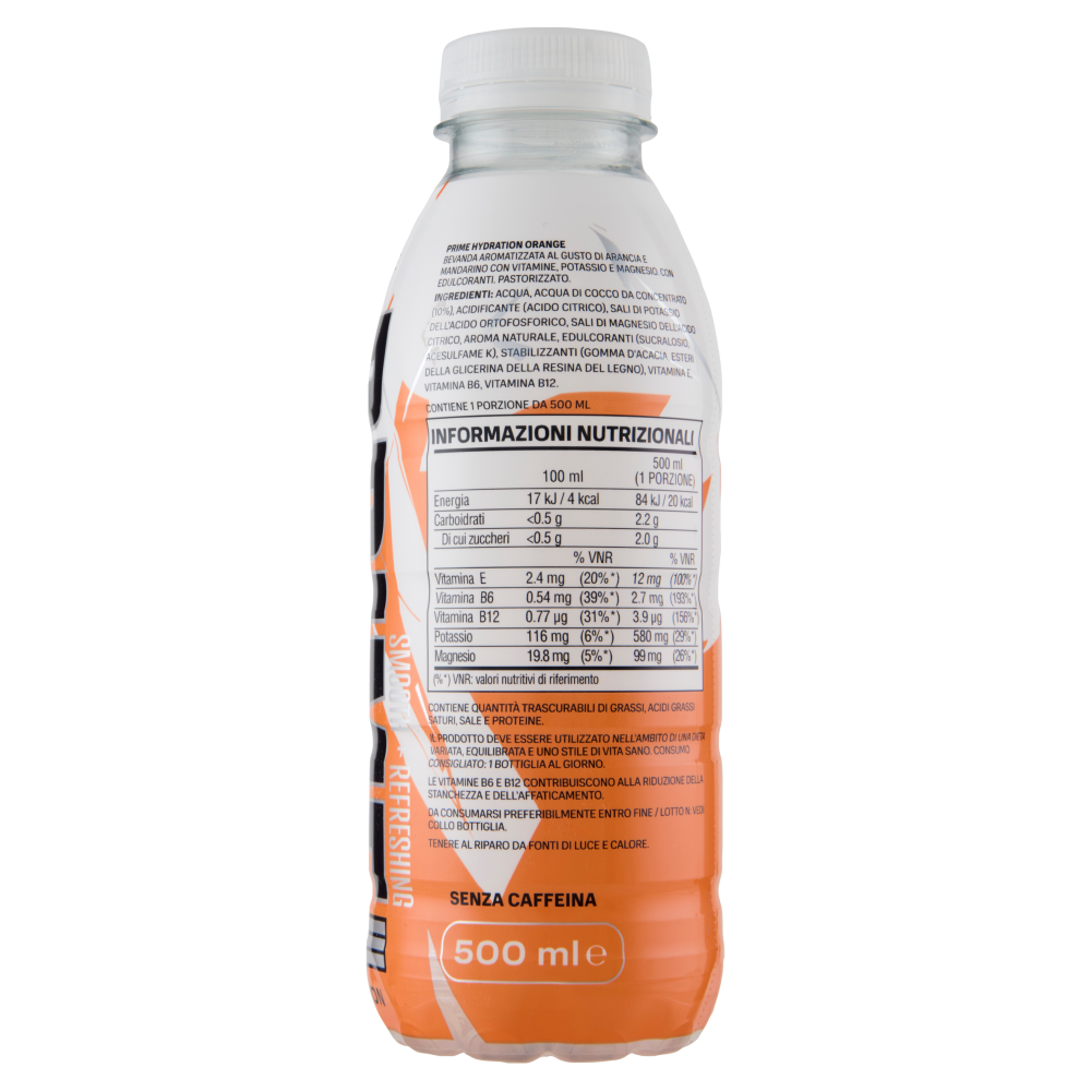 Prime Ice Hydration Orange Flavour 500 ml