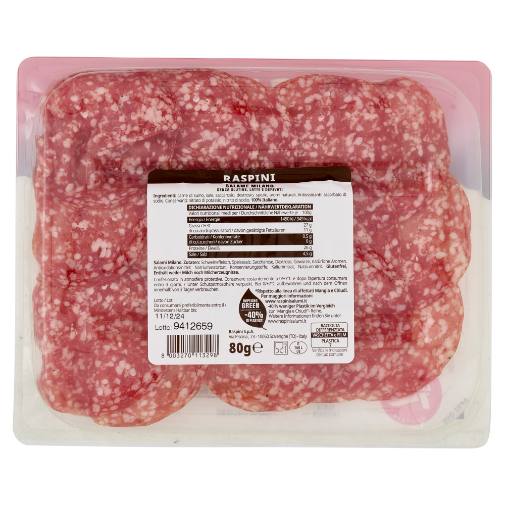 Raspini Salame Milano 80 g
