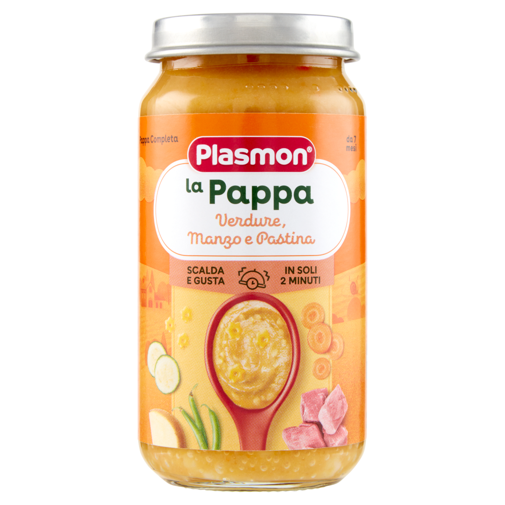 Plasmon la Pappa Verdure, Manzo e Pastina 200 g