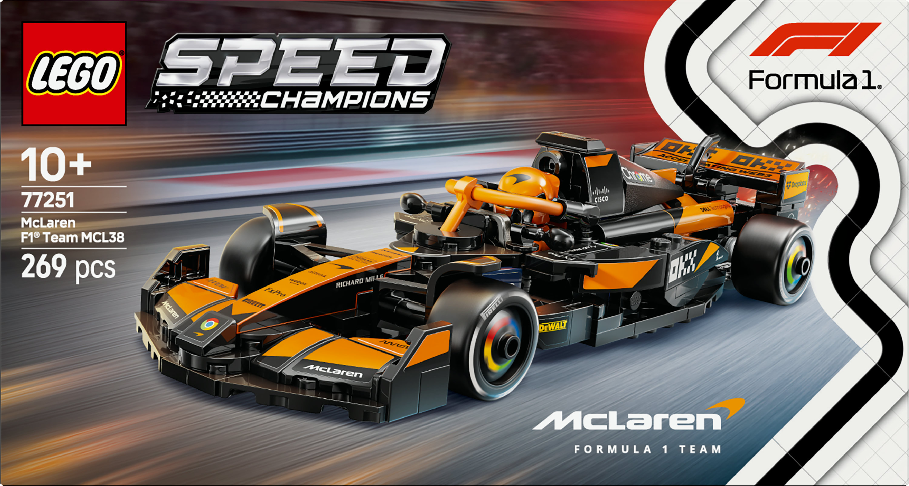 LEGO Speed Champions Auto da corsa McLaren F1® Team MCL38