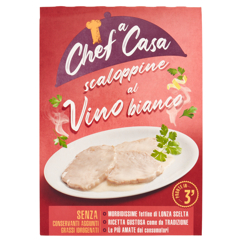 Chef a Casa scaloppine al Vino bianco 220 g