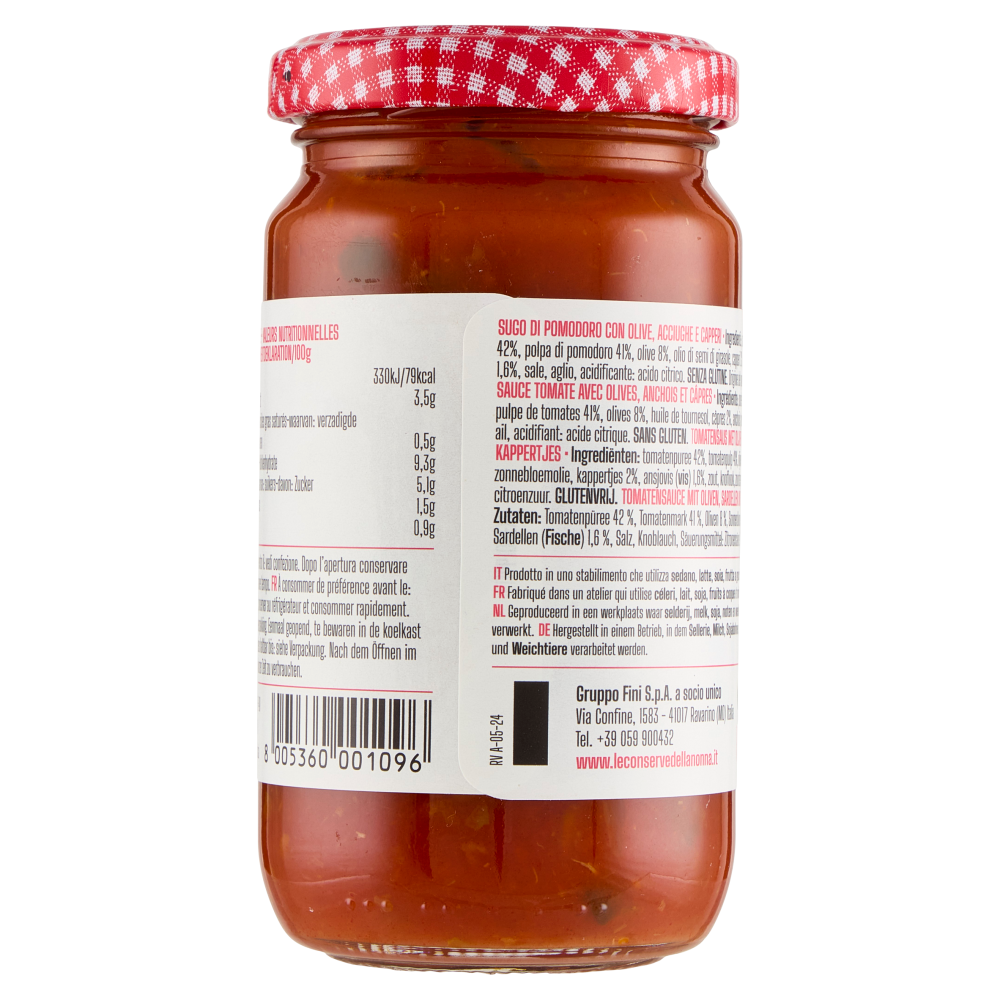 Le Conserve della Nonna Puttanesca 190 g