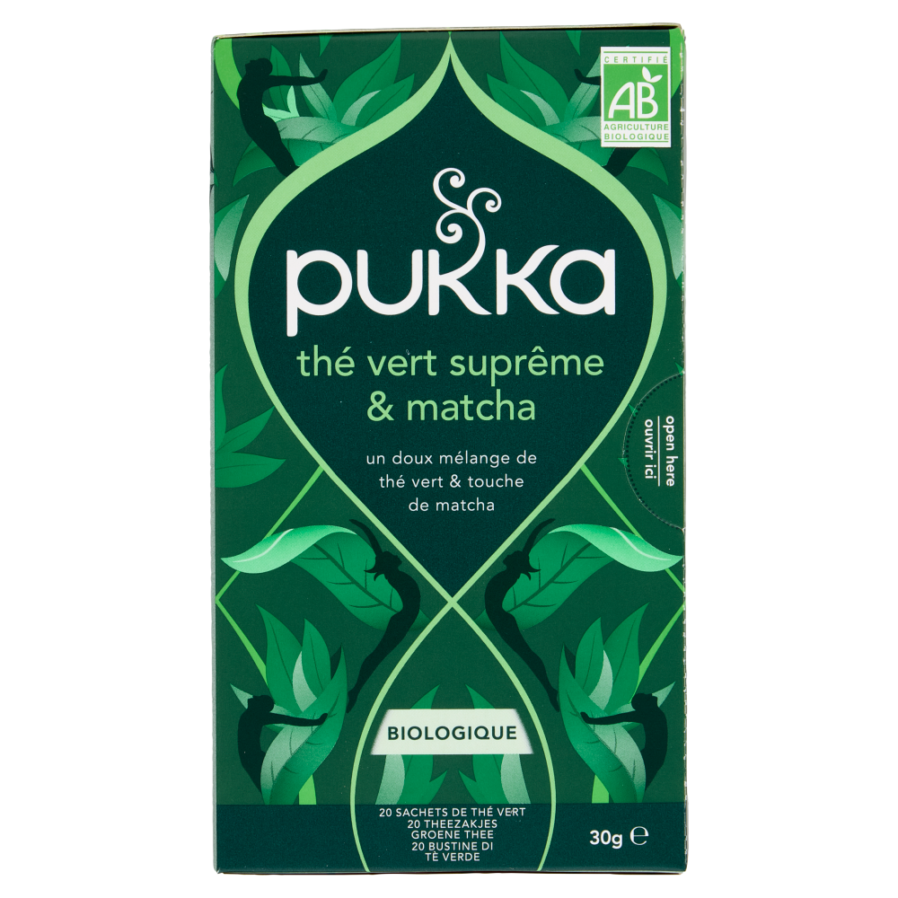 pukka supreme matcha green Organic 20 Bustine di Tè Verde 30 g
