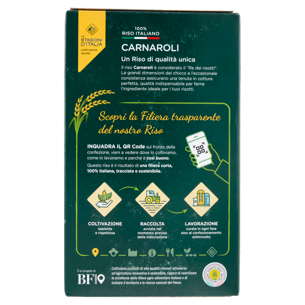 Le Stagioni d'Italia Il Riso Carnaroli 1 kg Carrefour