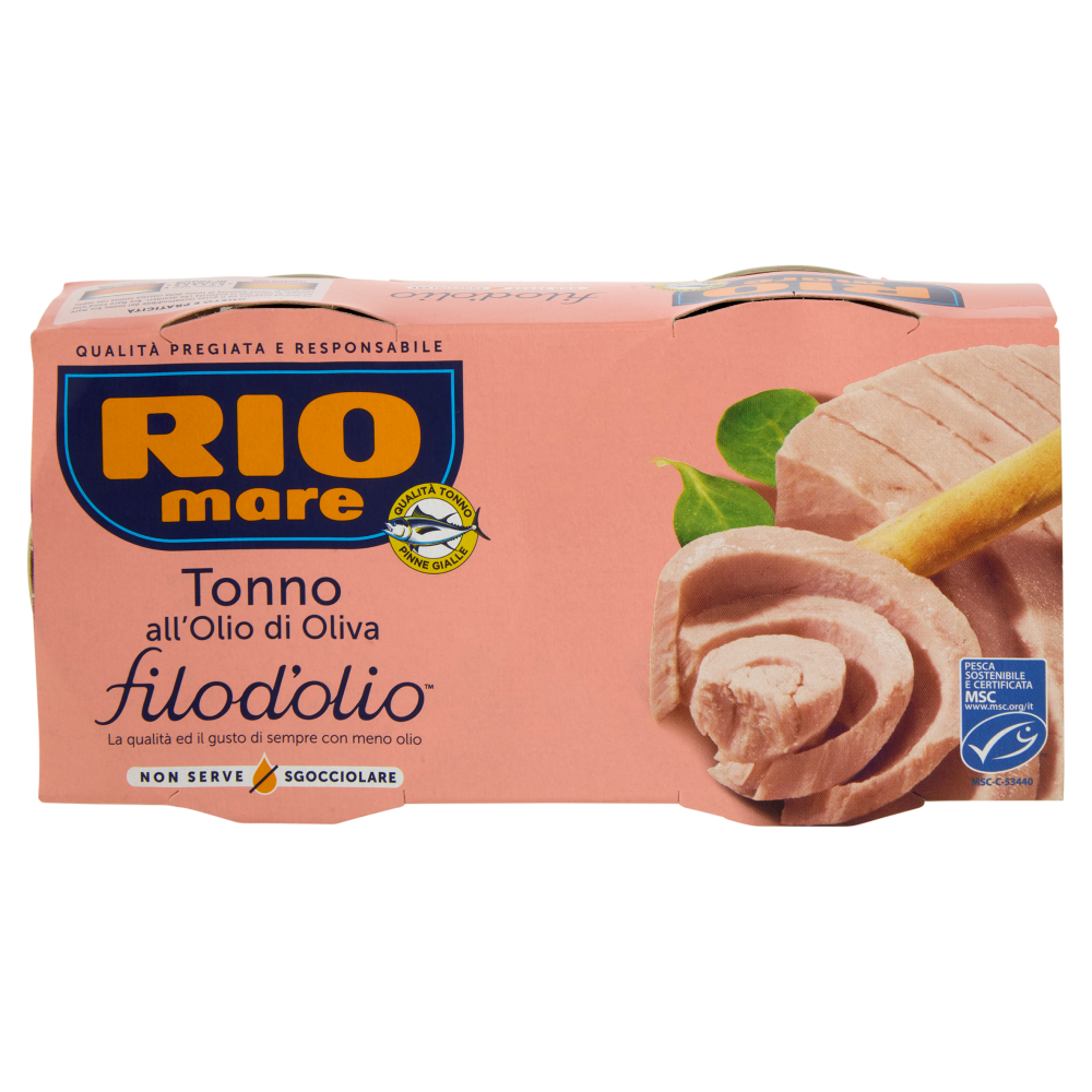 Rio mare Tonno all'Olio di Oliva filod'olio 2 x 120 g