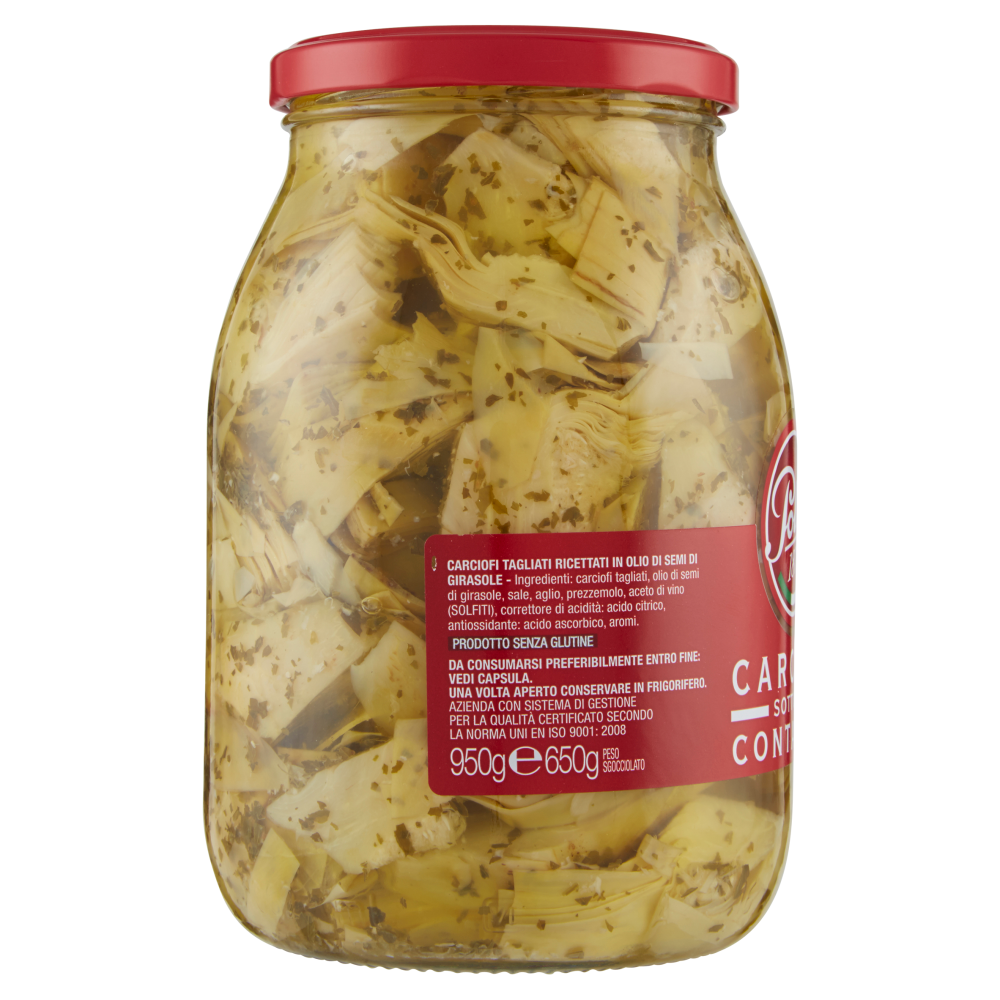 Polli Carciofini Tagliati alle Erbe Sottolio 950 g