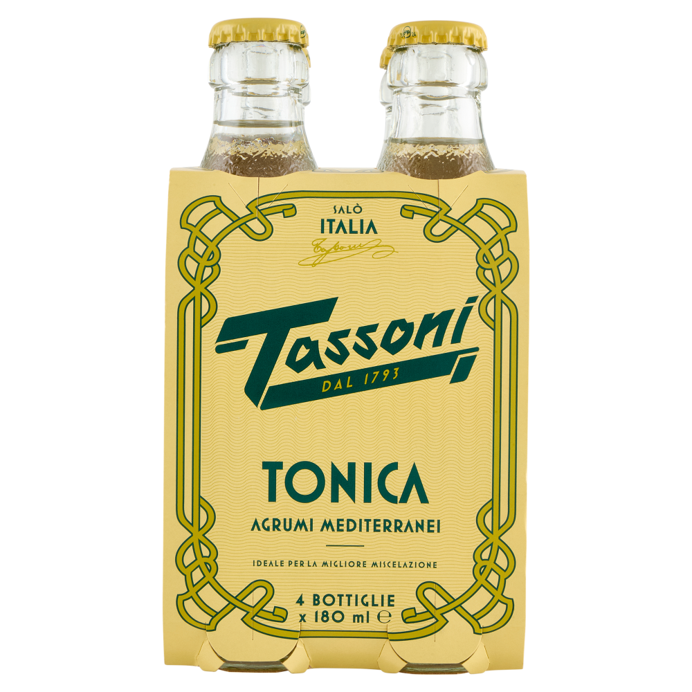 Tassoni Tonica Agrumi Mediterranei 4 x 180 ml