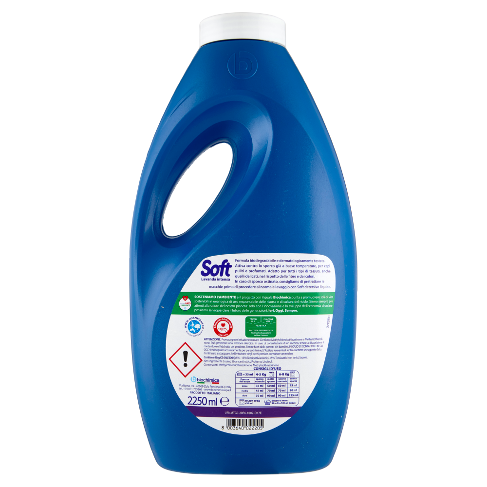 Soft Detersivo Lavanda intensa 2250 ml