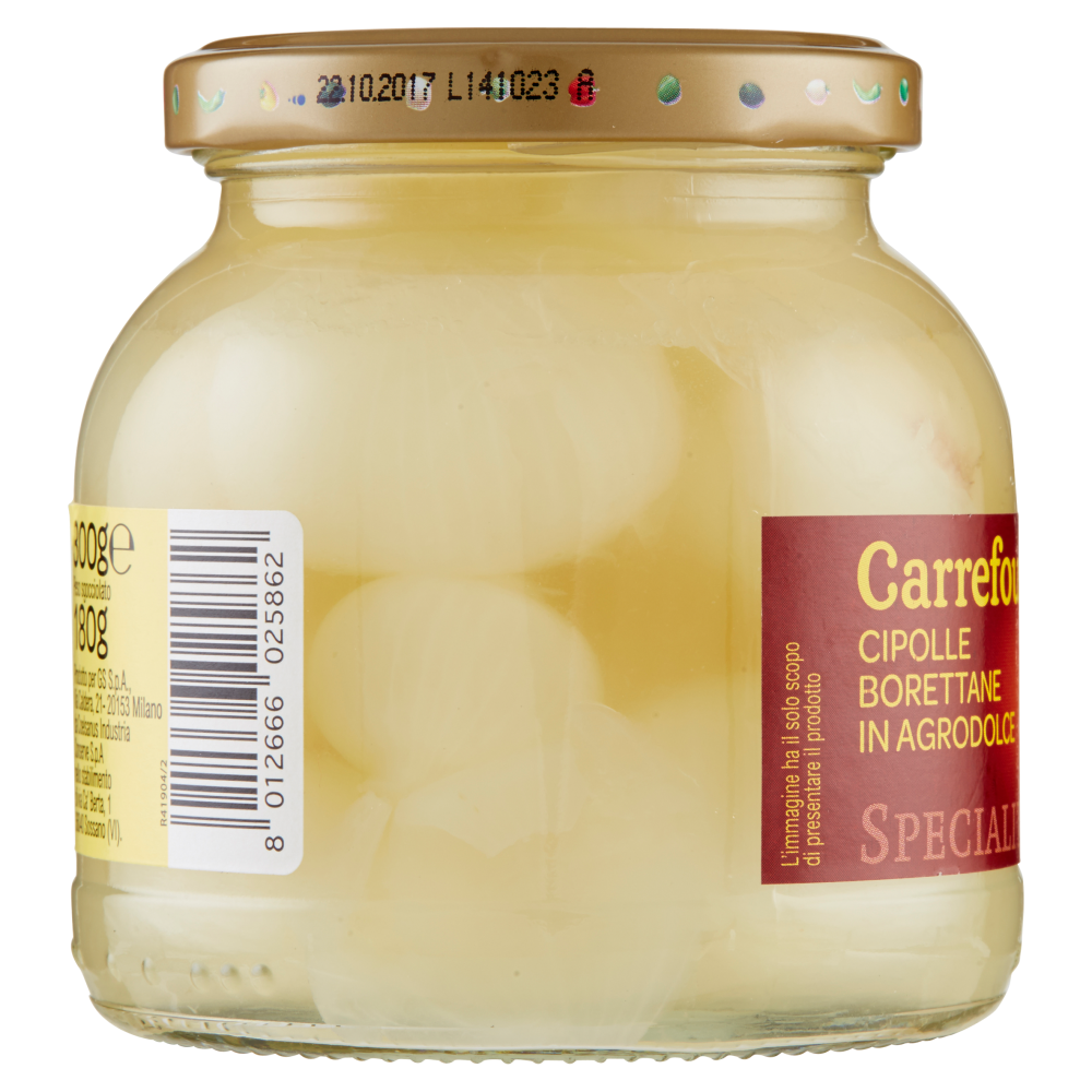 Carrefour Specialità Cipolle Borettane in Agrodolce 300 g