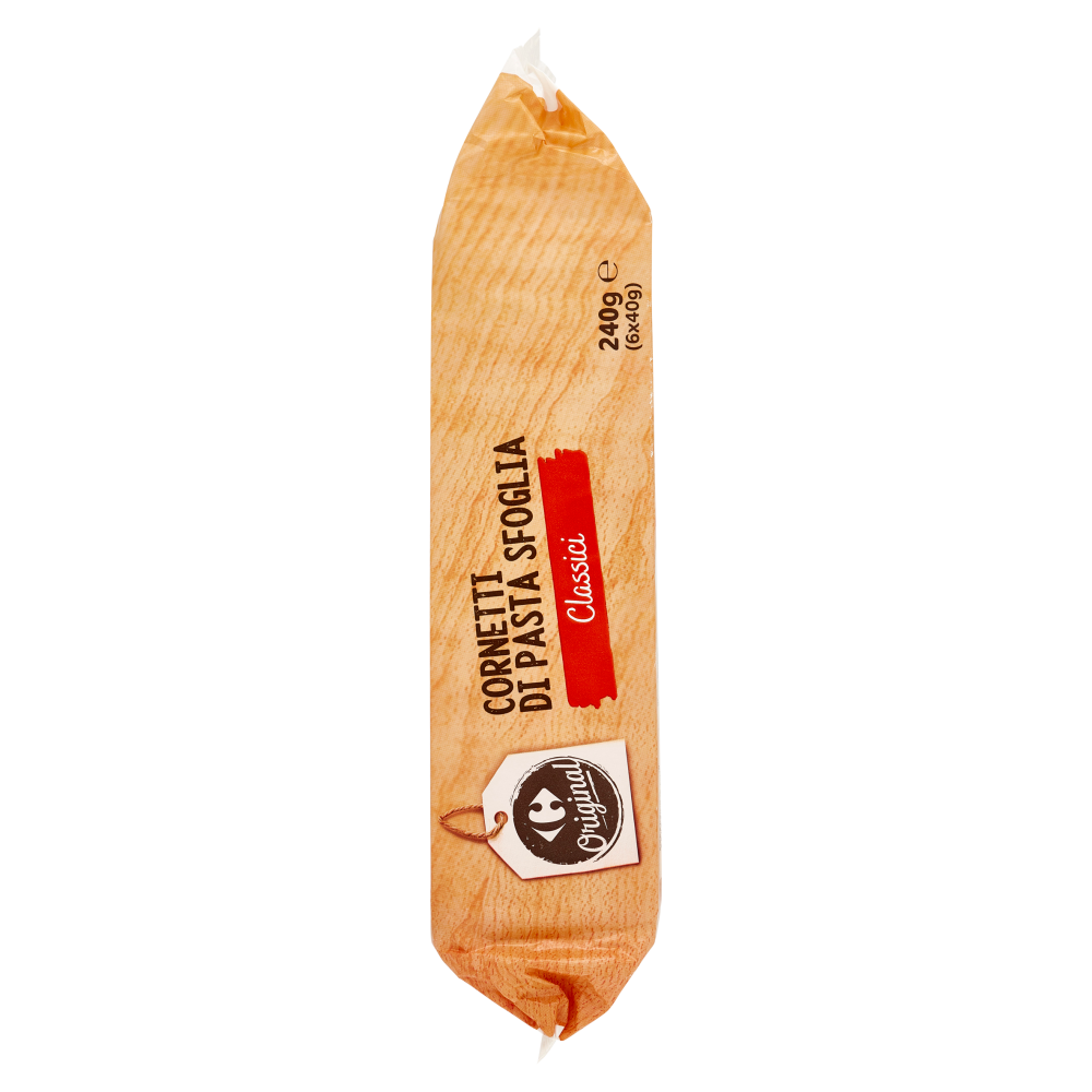 Carrefour Original Cornetti di Pasta Sfoglia Classici 6 x 40 g
