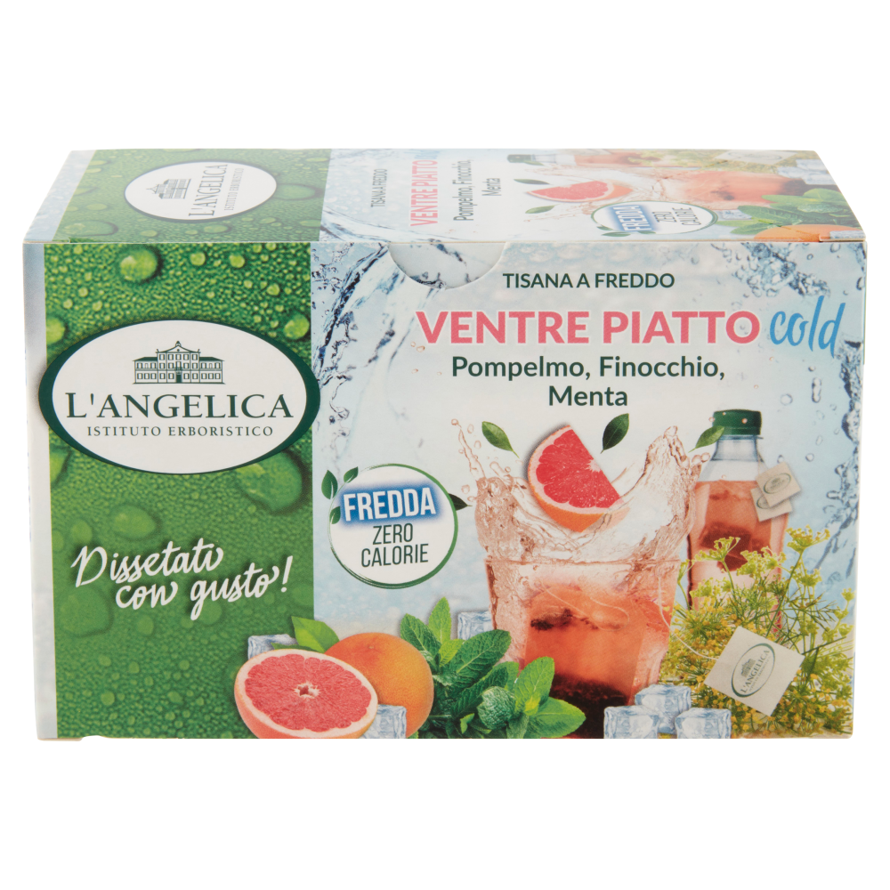 L'Angelica Tisana a Freddo Ventre Piatto cold 18 Filtri 36 g