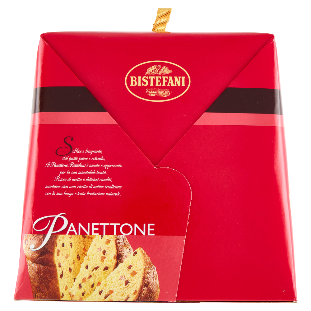Bistefani Panettone Ricco di Uvetta e Canditi 700 g