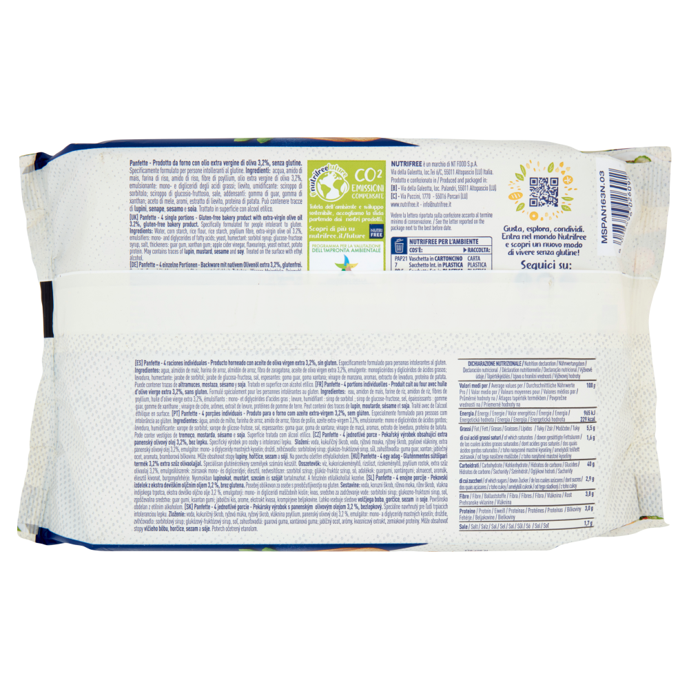 Nutrifree Panfette Senza Glutine 300 g