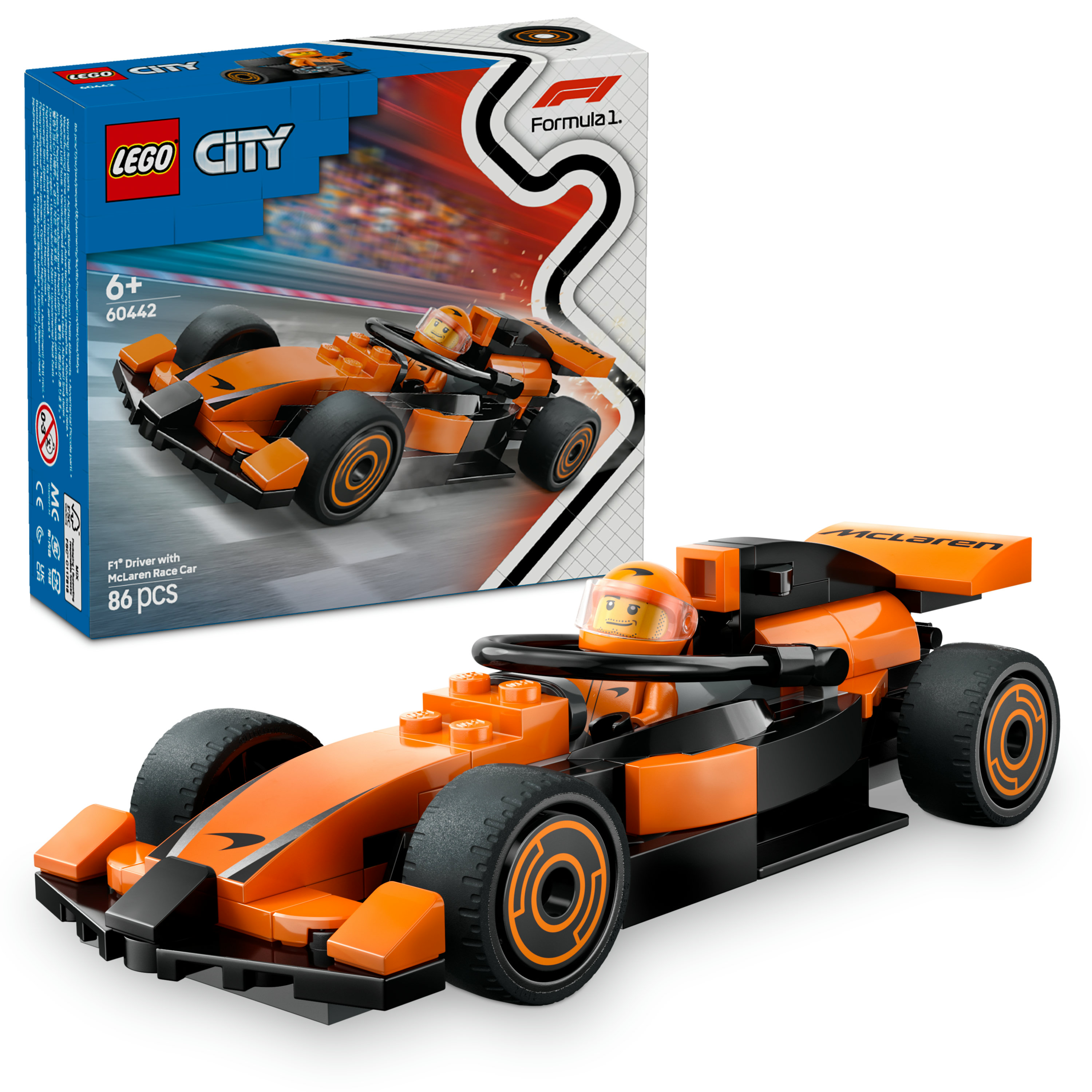 LEGO City Pilota e monoposto McLaren F1®