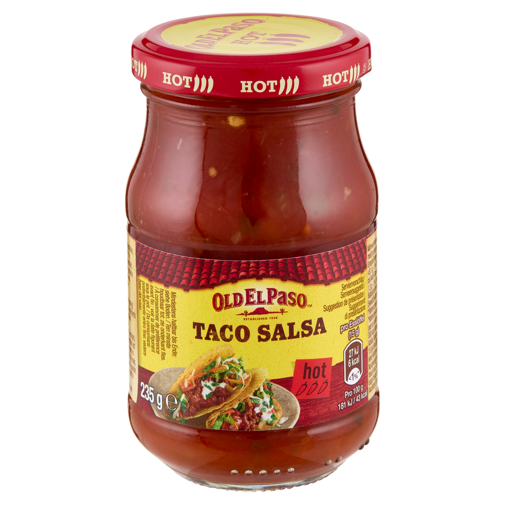 Old El Paso Taco Salsa hot 235 g