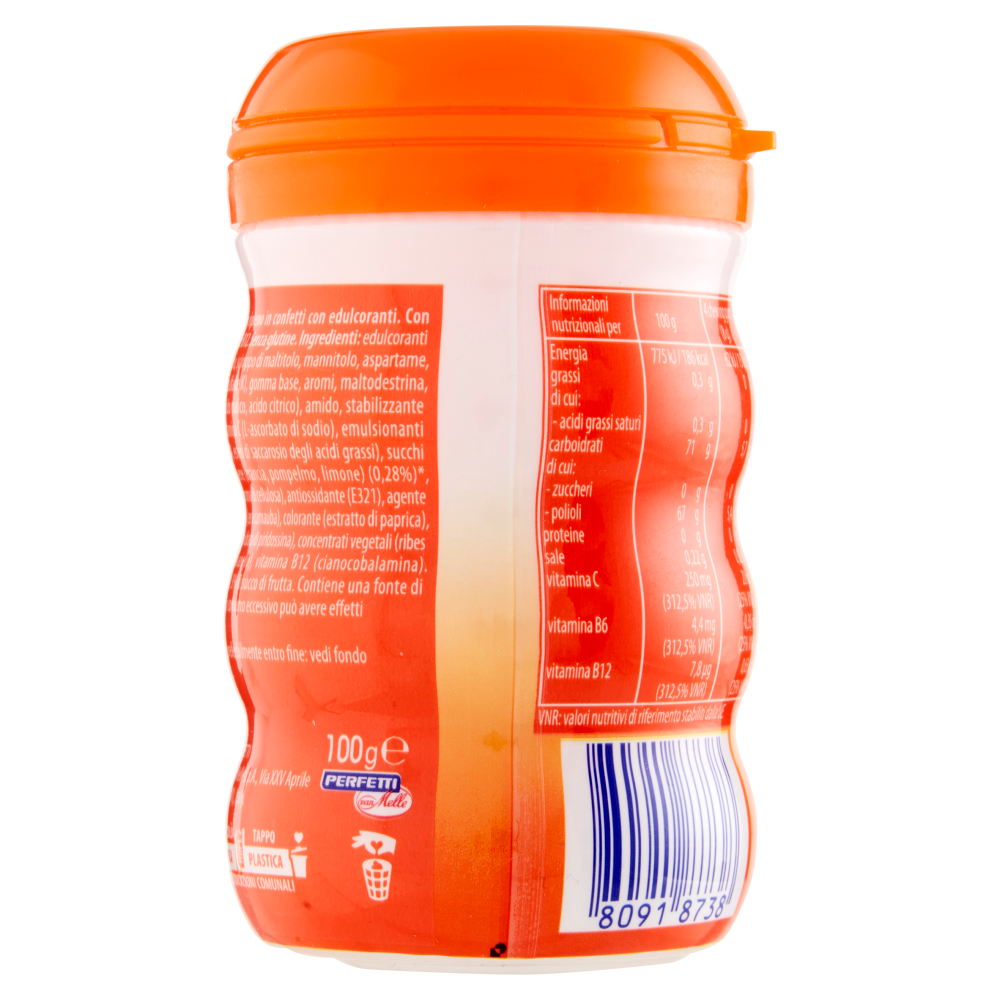 Mentos con Vitamine gusto Citrus 50 confetti 100 g