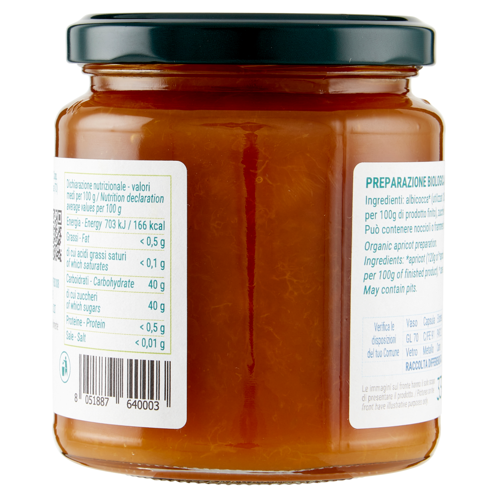 Bio Più Albicocca 330 g