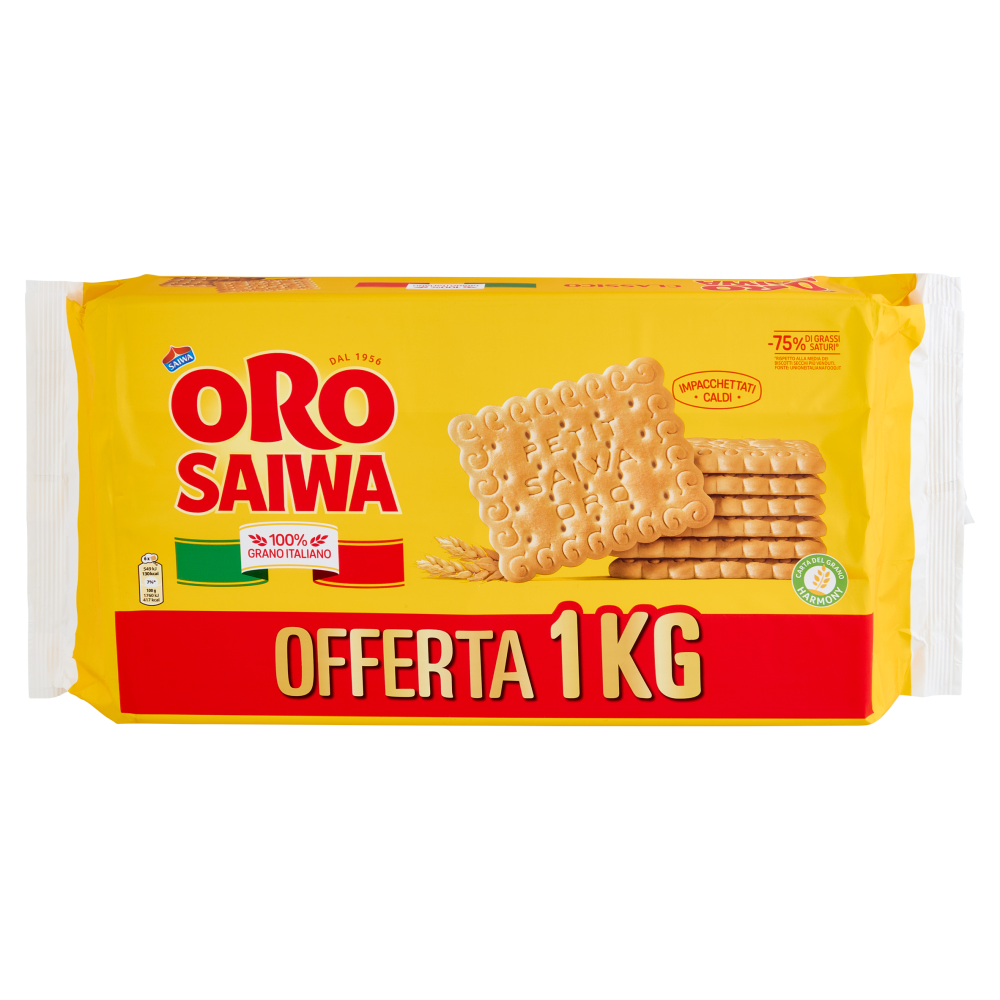 Oro Saiwa biscotti secchi Classici - 1 Kg