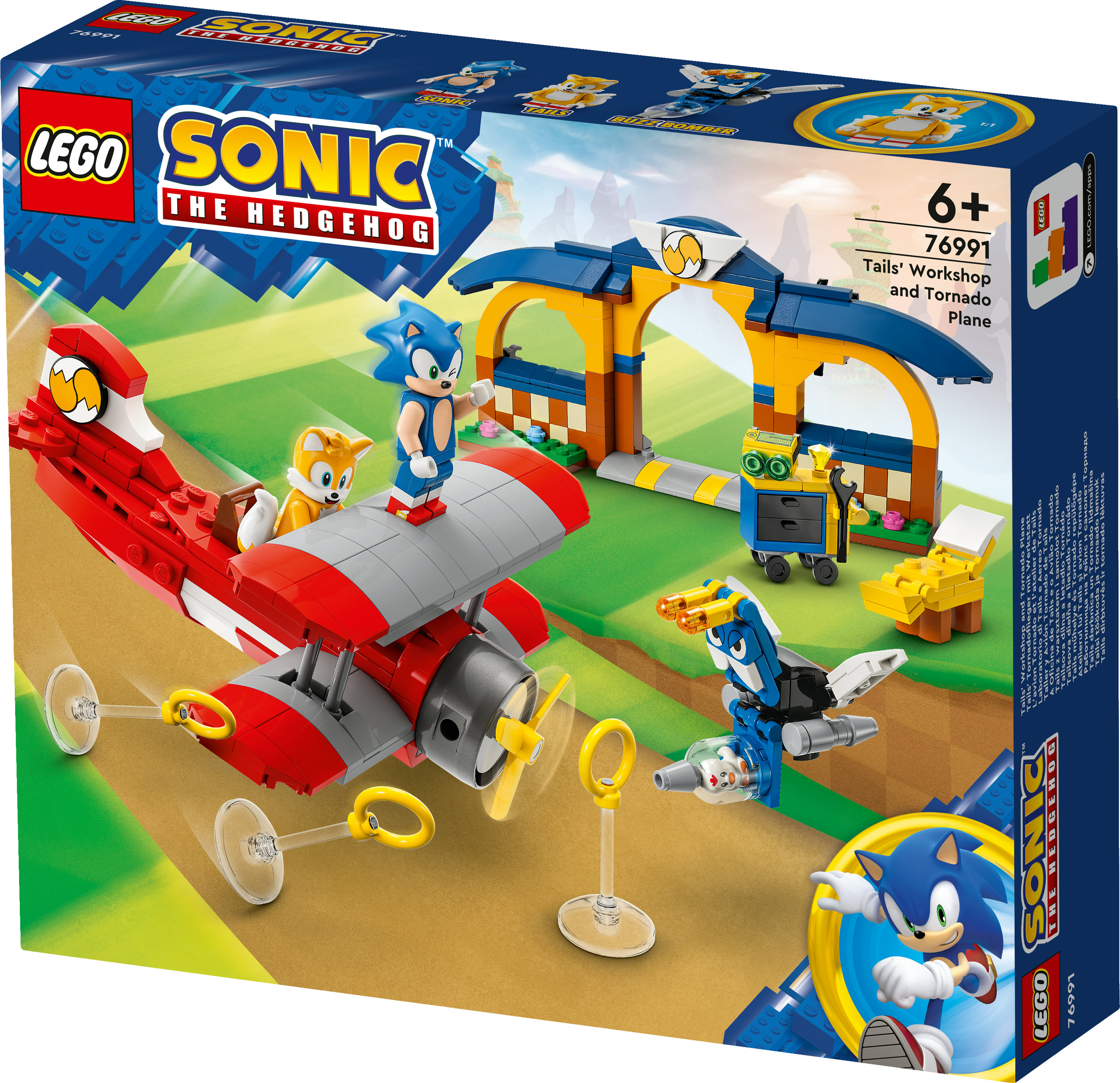 LEGO Laboratorio di Tails e Aereo Tornado