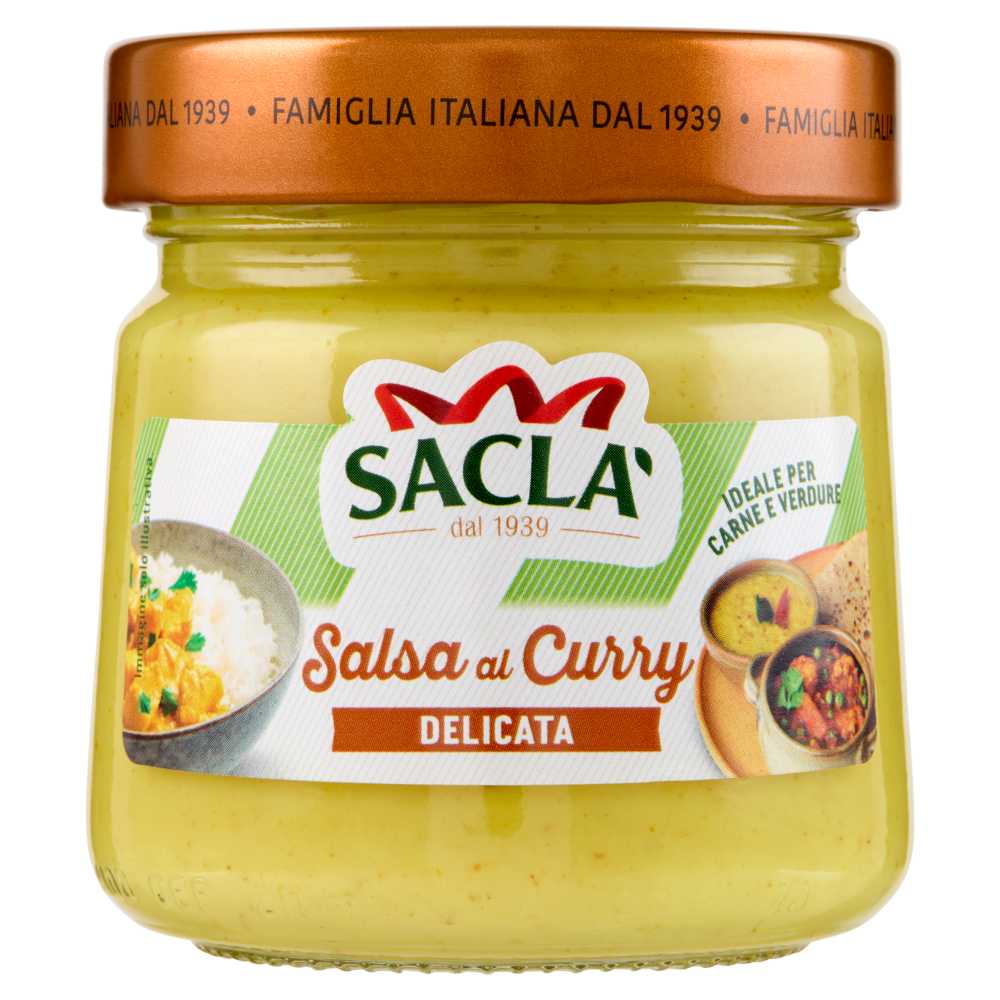Saclà Salsa al Curry Delicata 190 g
