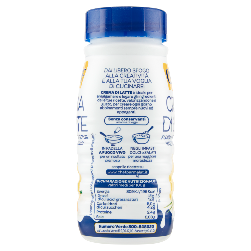 Chef Crema di Latte 250 ml