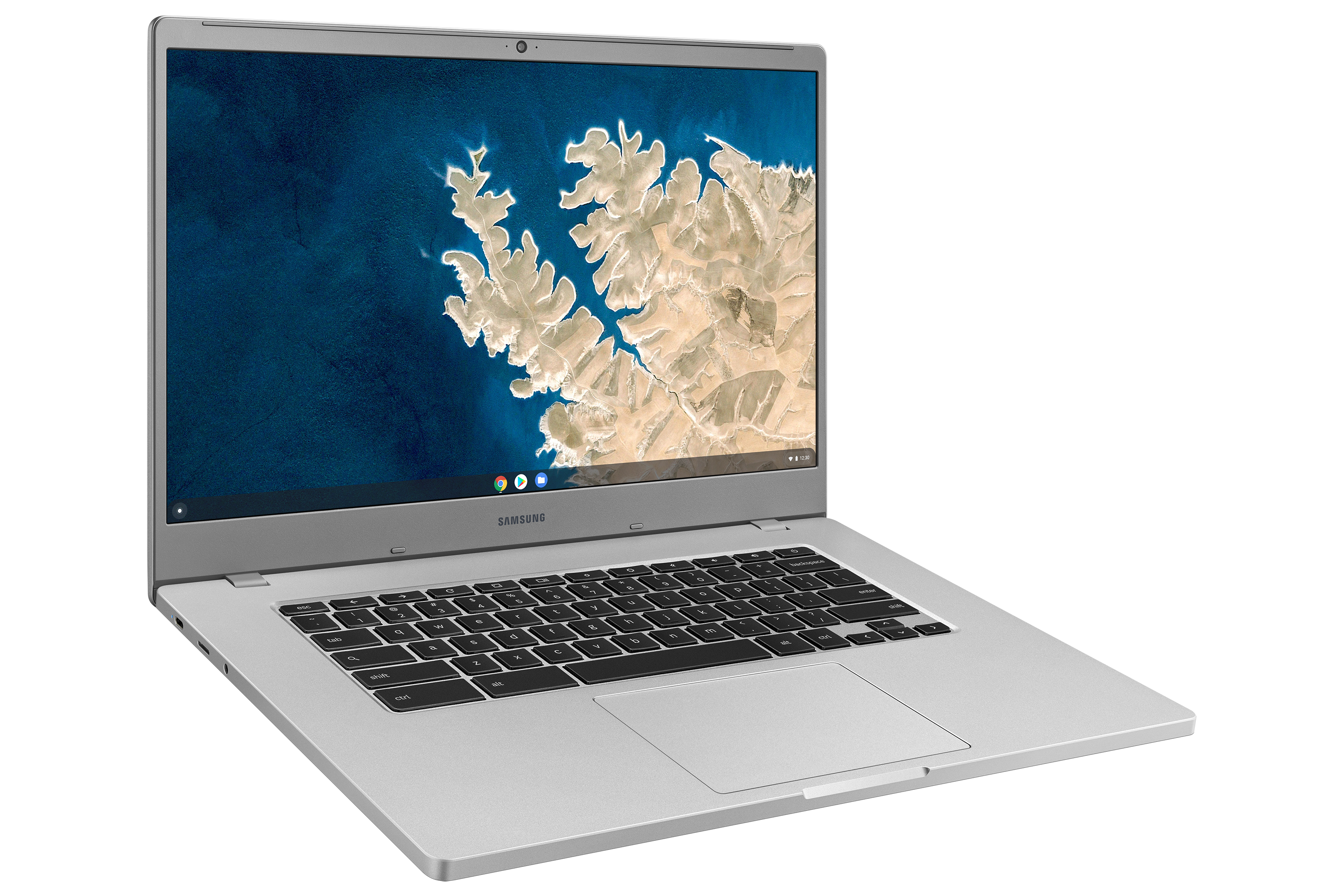 Samsung Chromebook 4+ Intel® Celeron® N4000 39,6 cm (15.6") Full HD 4 GB LPDDR4-SDRAM 64 GB eMMC Wi-Fi 5 (802.11ac) ChromeOS Argento