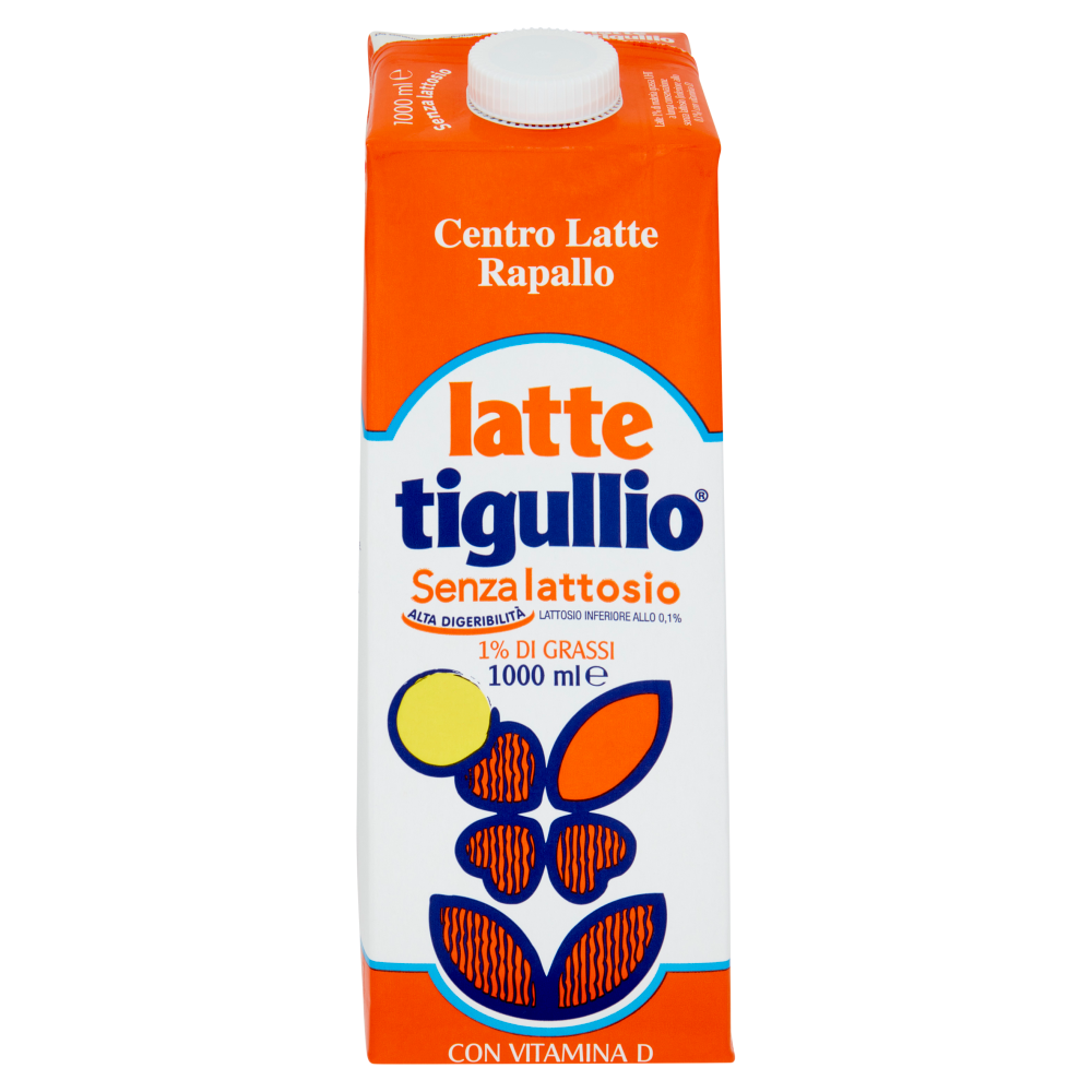 latte tigullio Senza Lattosio 1% di Grassi 1000 ml