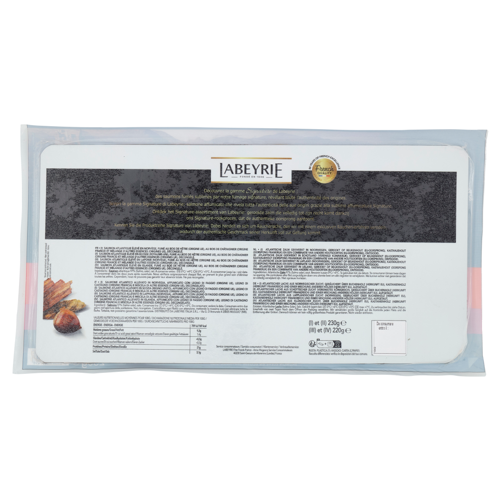 Labeyrie Salmone Affumicato Scozia Signature 230 g