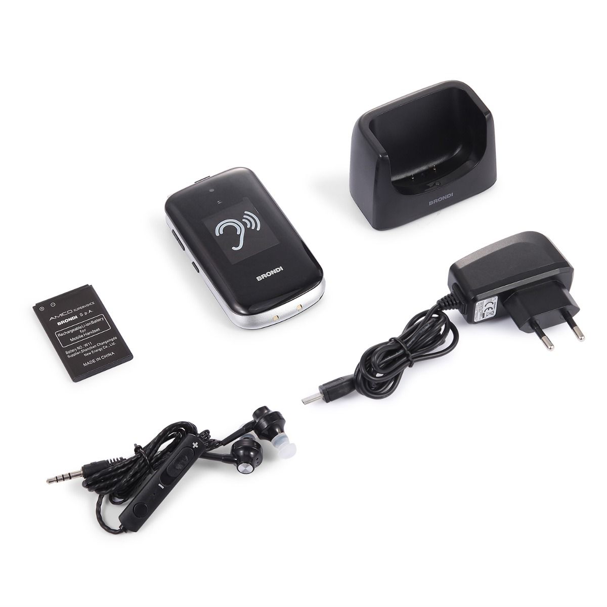 Batteria Per Brondi Amico Supervoice - Li-ion 3.7V 950mAh, Codice W11, Ricambio Originale - Foto 5