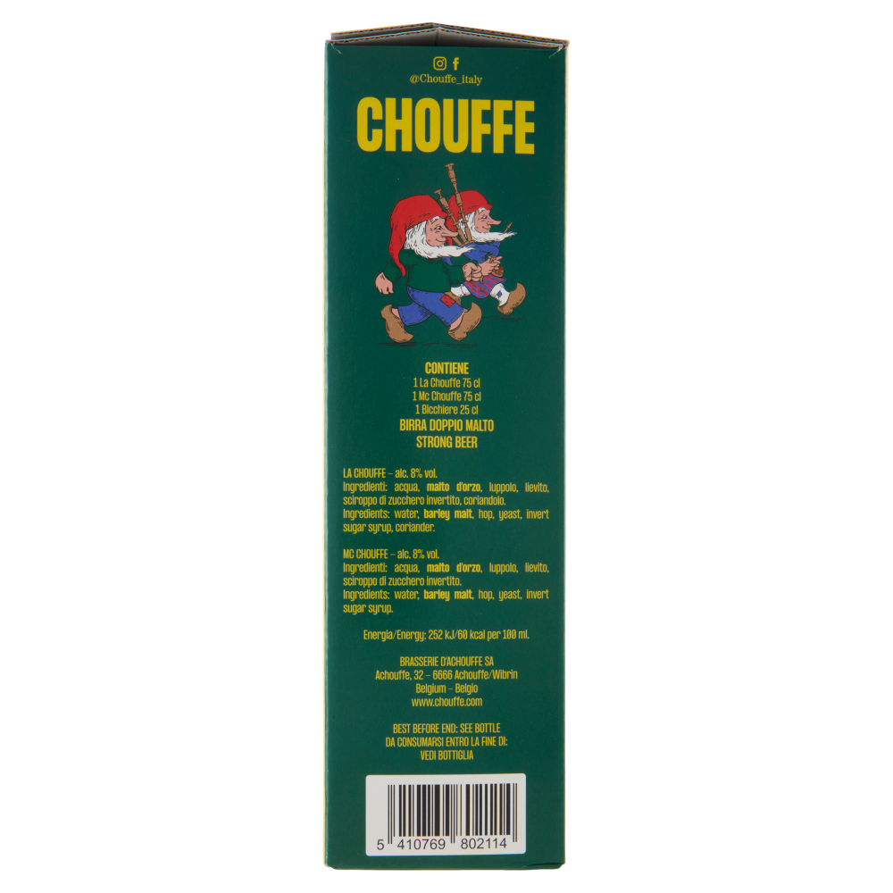Chouffe Mc Chouffe Brune, La Chouffe Blonde 2 x 750 ml + 1 Bicchiere