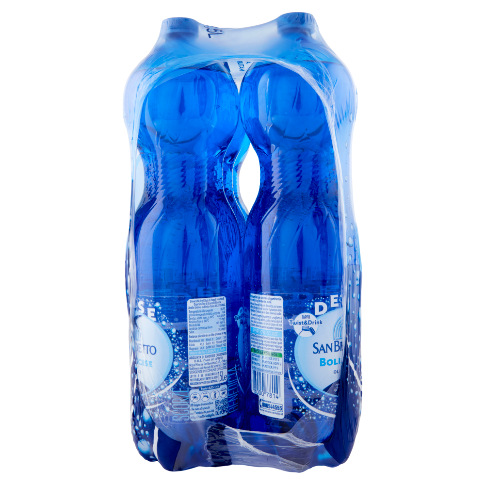 San Benedetto Oligominerale Benedicta Frizzante 6 x 1,5 L