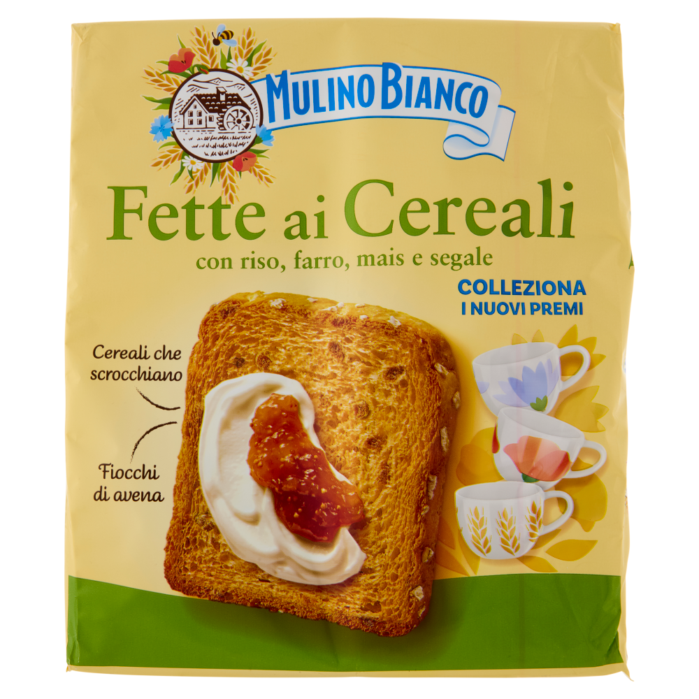 Mulino Bianco Fette Biscottate ai Cereali 315g