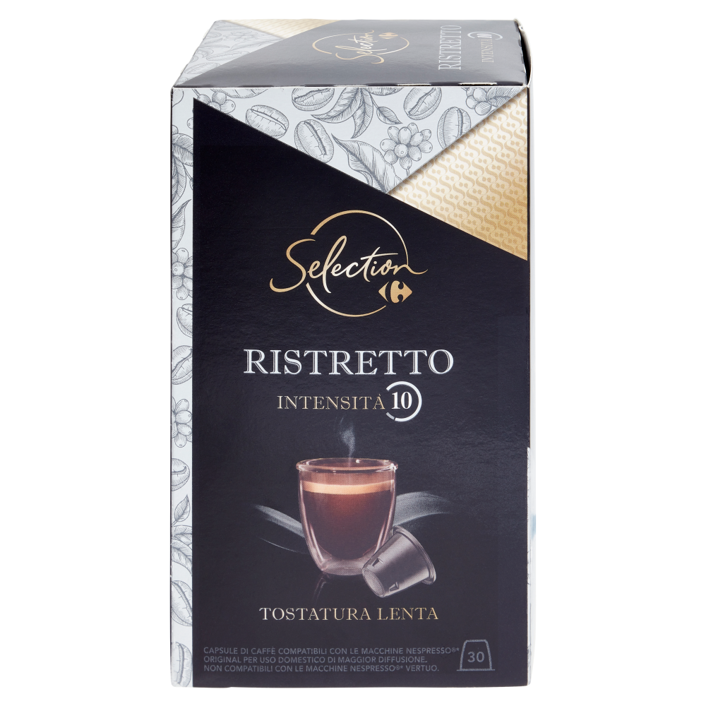 Carrefour Selection Ristretto Intensità 10 Capsule 30 x 5 g