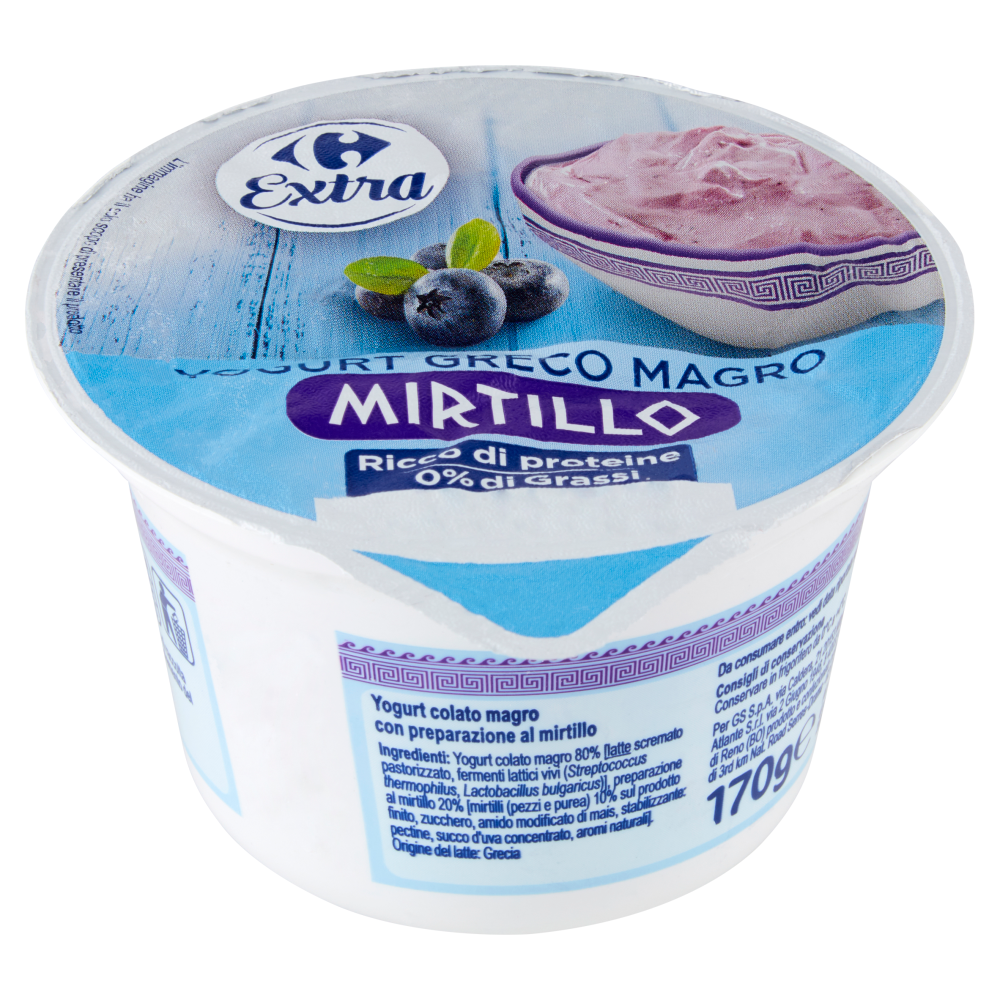 Carrefour Extra Yogurt Greco Magro con Mirtillo 170 g